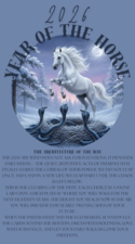 2026 horse SunnyJ — SunnyJ tarot, Sun Pixies from Dixie