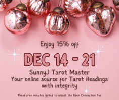 Dec14to21ConnectionFee — SunnyJ tarot, Sun Pixies from Dixie