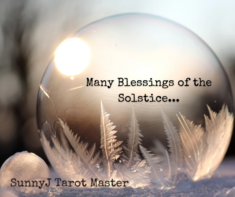 DecSolstice23 — SunnyJ tarot, Sun Pixies from Dixie