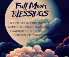 FullMoonOct2023 — SunnyJ tarot, Sun Pixies from Dixie