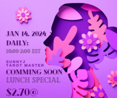 Jan14LunchSpecial — SunnyJ tarot, Sun Pixies from Dixie