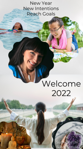 Jan2022 Free Minutes Tarot SunnyJ — SunnyJ tarot, Sun Pixies from Dixie