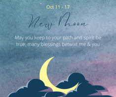 NewMoon Oct 2023 — SunnyJ tarot, Sun Pixies from Dixie