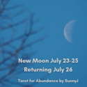 NewMoonJuly2025 SunnyJTarot — SunnyJ tarot, Sun Pixies from Dixie