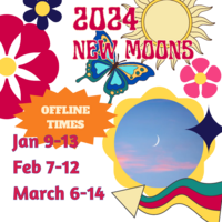 NewMoonsJAnFebMAr — SunnyJ tarot, Sun Pixies from Dixie