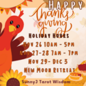 SunnyJ HolidayHours — SunnyJ tarot, Sun Pixies from Dixie